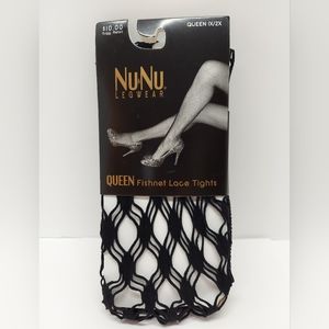 Fishnet Lace Tights Sexy Cosplay Dress-up Halloween Club▪︎Nunu Legwear Sz▪Queen.